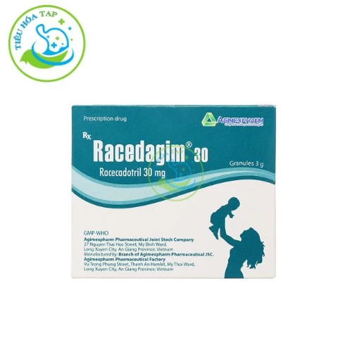 Racedagim 30 - Hộp 25 gói x 3 gam thuốc bột